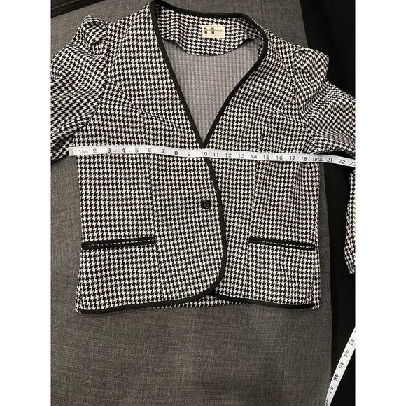 Marty Gutmacher Vintage Houndstooth Single-button Jacket - Picture 4 of 7